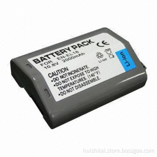 Replacement Camera Battery, EN-EL18, for Nikon D4 Camera Body